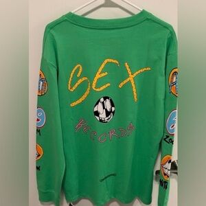 Chrome Hearts Green Graphic Crewneck